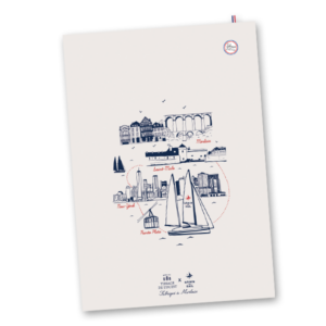 Torchon coton traversée - Grain de Sail x Tissage de L'Ouest